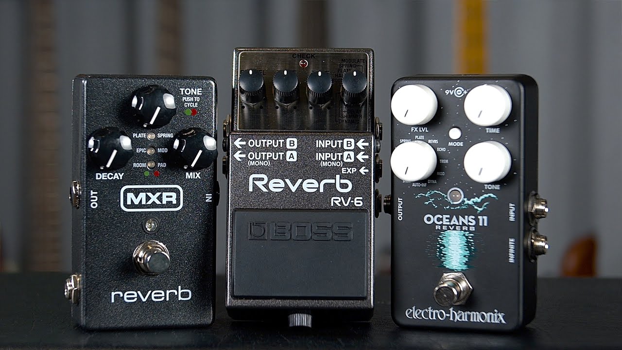 Сравнения басовой реверберации // Boss RV-6 против MXR M300 против EHX OCEAN'S 11