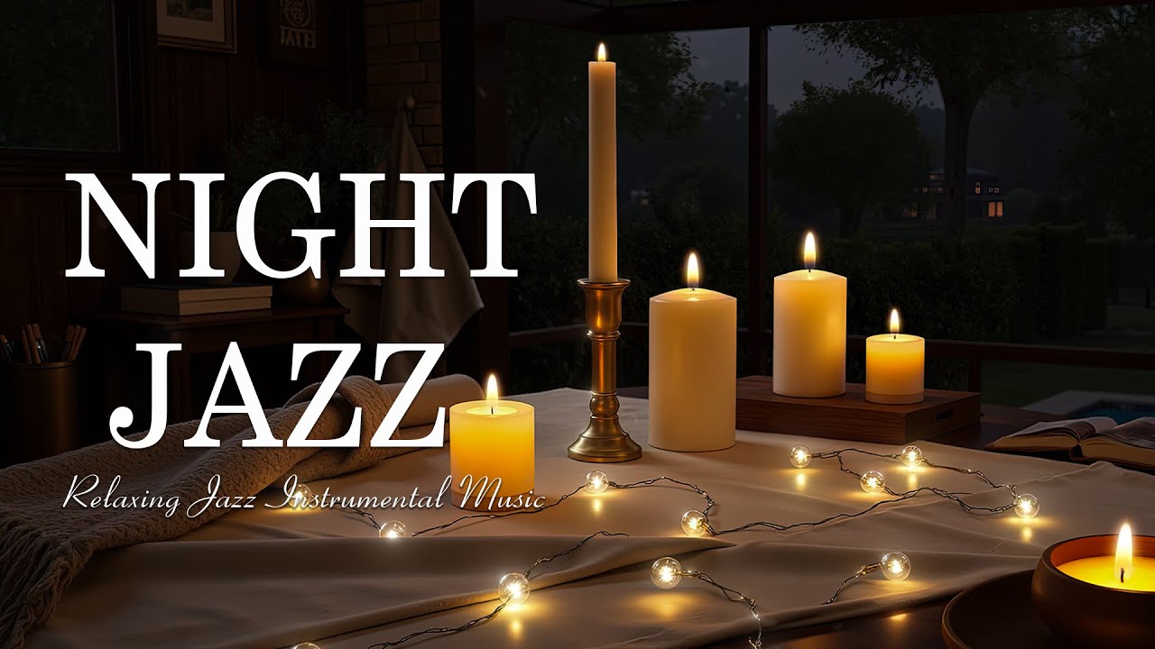 Relaxing Delicate Sleep Jazz Music - Ethereal Jazz and Soft Piano at Night helps Chill out & Focus