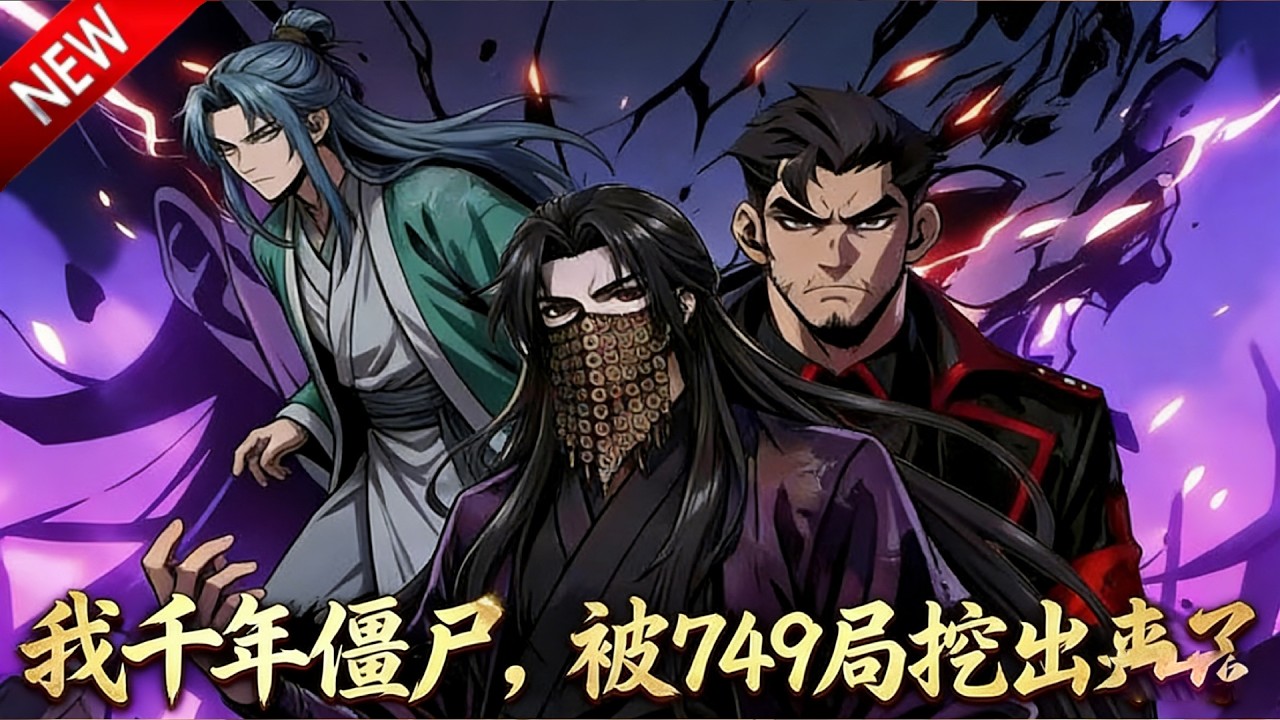 💥【新番上线】千年签到天师出棺，恰逢诡异降临，被 749 局当场挖坟！《我千年僵尸，被749挖出来了》全集 Multi SUB #热血 #漫剧 #动漫魔女