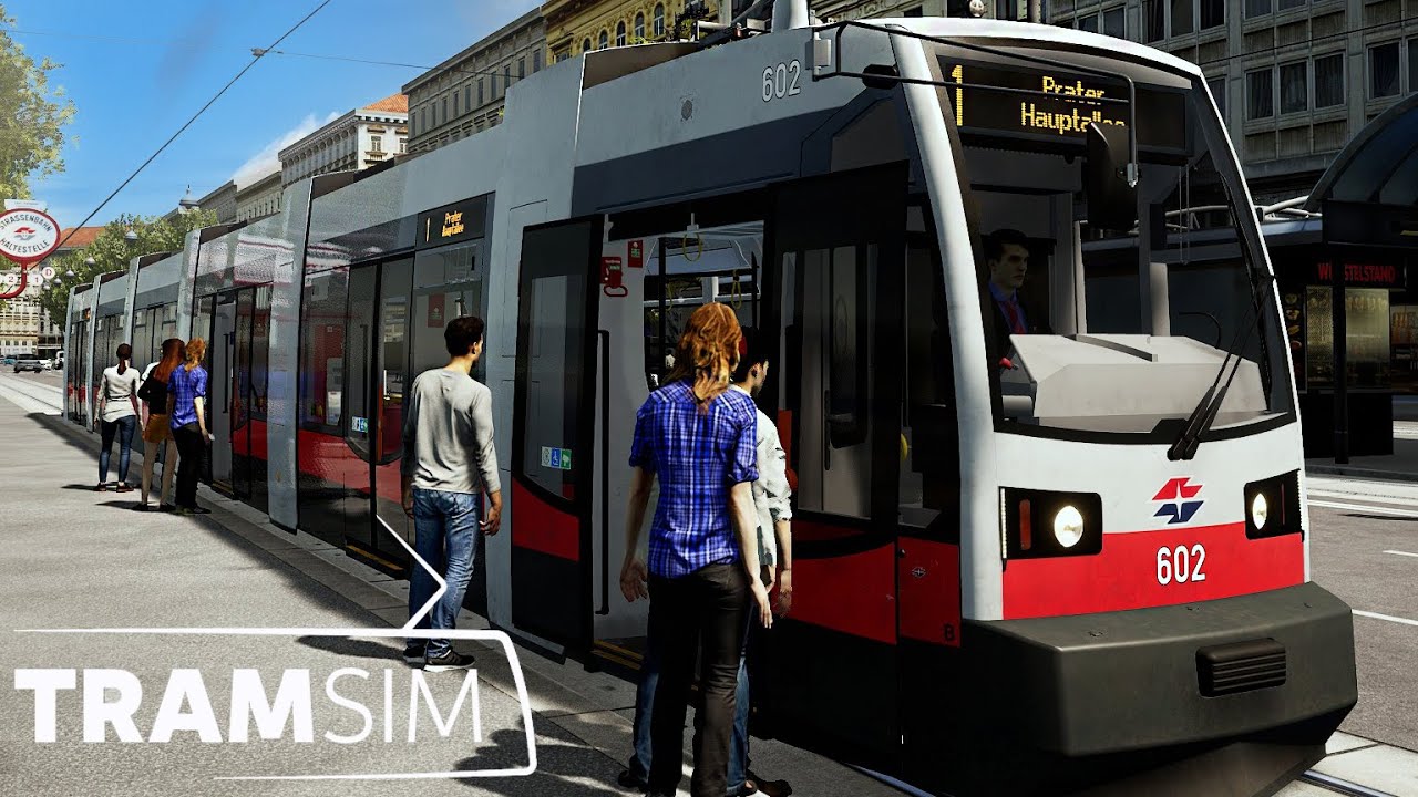 TRAM SIM: ULF Type B im Einsatz auf der Wiener Line 1  | Straßenbahn Simulator Wien