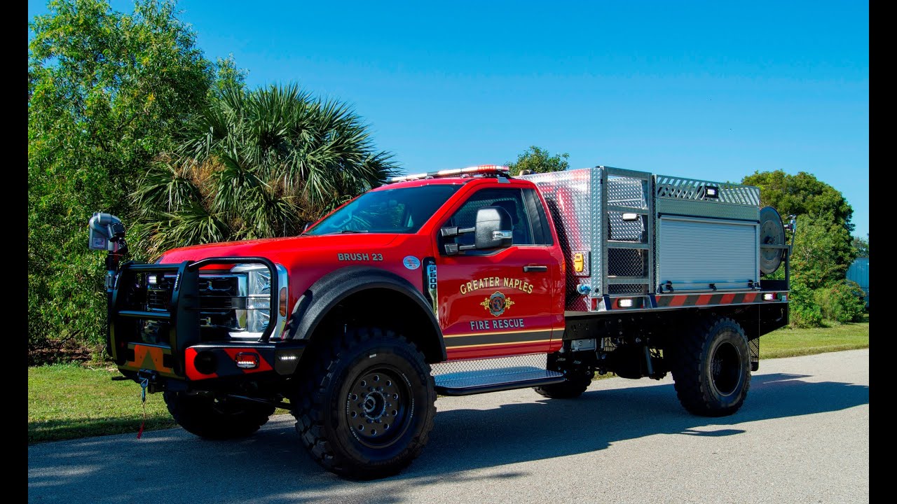 SFEV - Greater Naples Fire Rescue's new SFEV custom brush truck - BRUSH 23