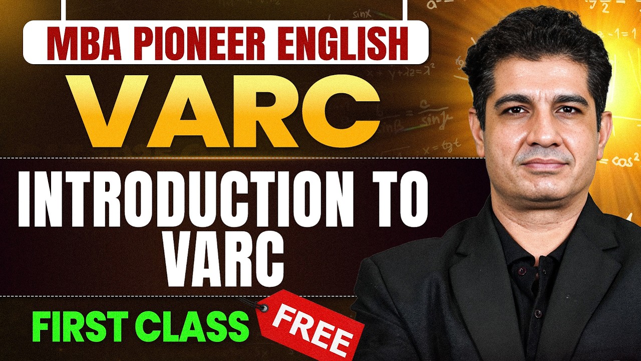 Introduction to VARC + Diagnostic Test | First Free Demo Class | CAT 2026 Preparation 🚀