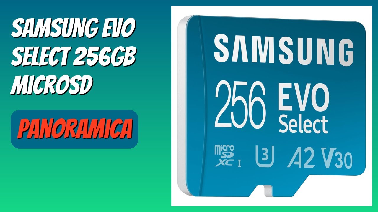 RECENSIONE (2026) : Samsung EVO Select 256GB MicroSD. DETTAGLI
