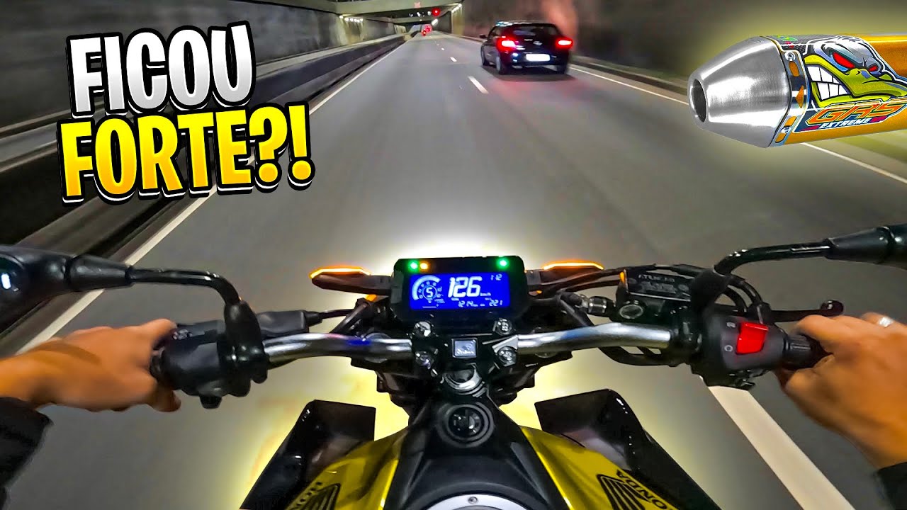 NOTURNO DE TWISTER 300F COM ESCAPE GRS E SEM PLACA