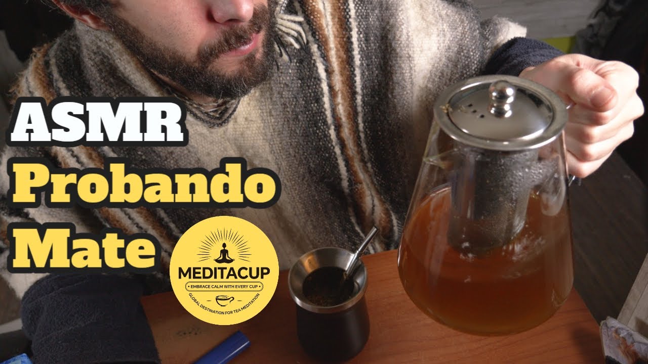 ASMR Probando Mate en Tetera @MeditaCup  de Borosilicato y Acero Inoxidable