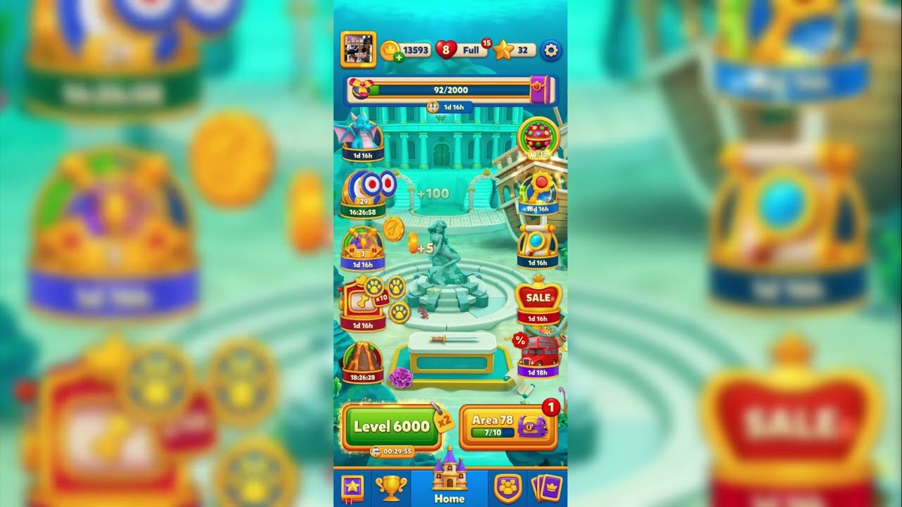 Royal Match Super Hard Level 5,999 and Bonus Level 6000