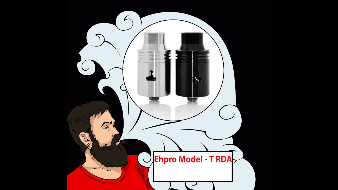 Vape обзор №110. #Ehpro Model T RDA Дрипка с приколом :)