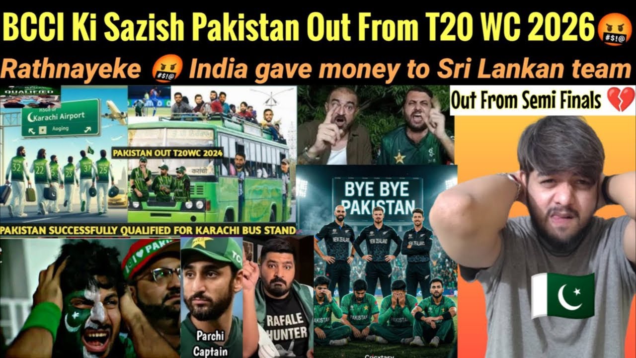 Pakistan Out From T20 Worldcup 2026 Semi Finals 🇵🇰💔