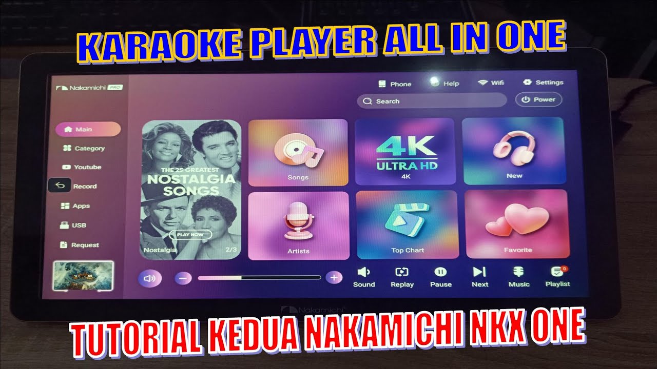 UNBOXING NAKAMICHI NKX ONE PLAYER KARAOKE LAGI