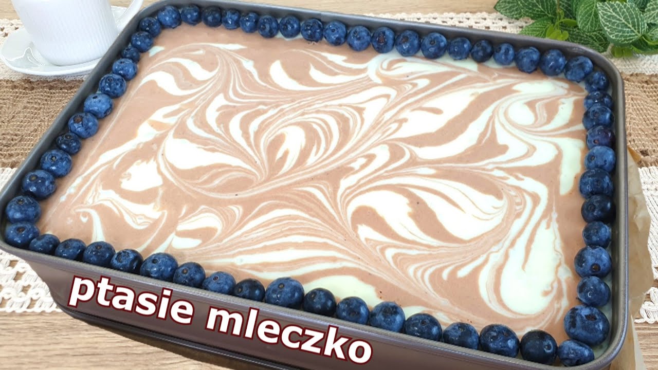 Szybki JOGURTOWIEC Fantazyjny - bez pieczenia 👌 przepyszna pianka delikatna jak ptasie mleczko 👍