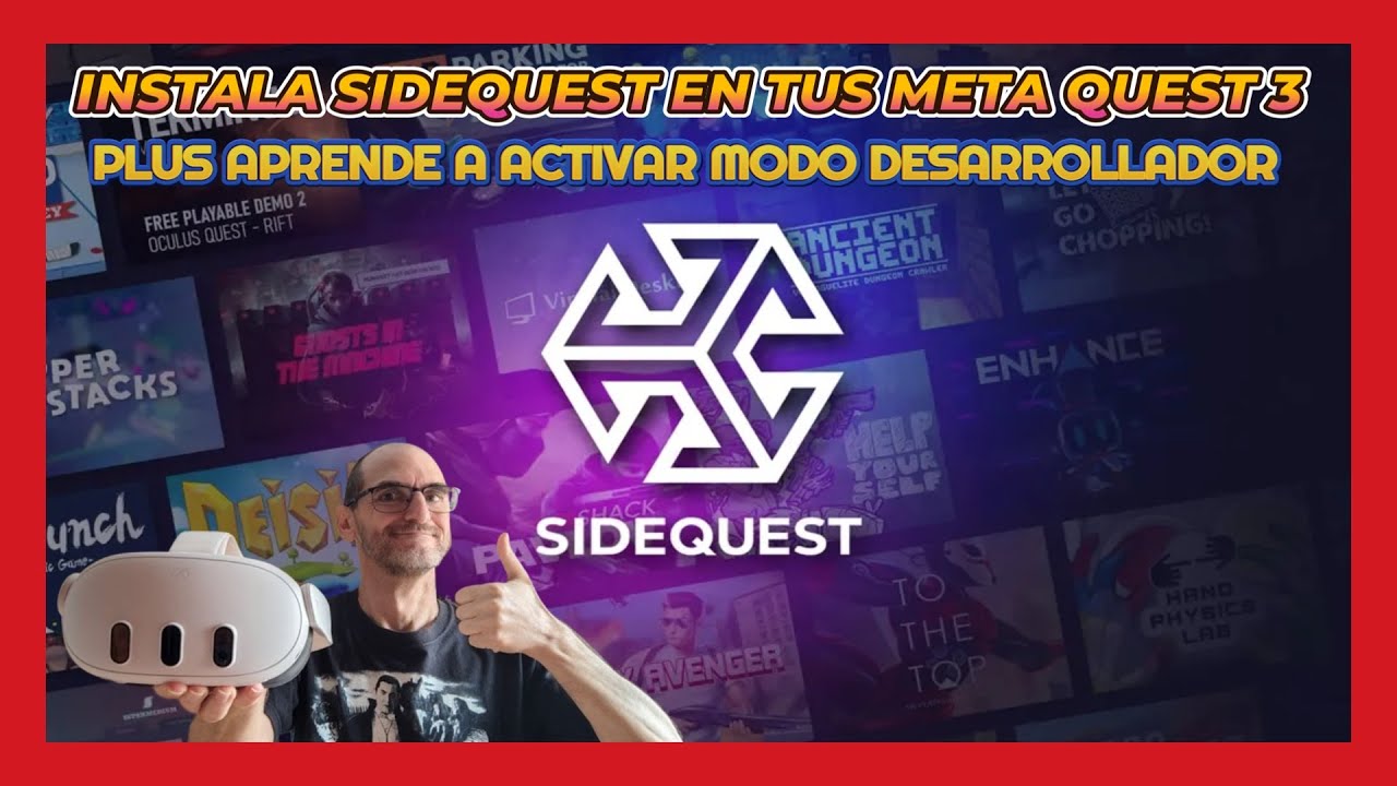 APRENDE A INSTALAR SIDEQUEST EN TUS META QUEST 3