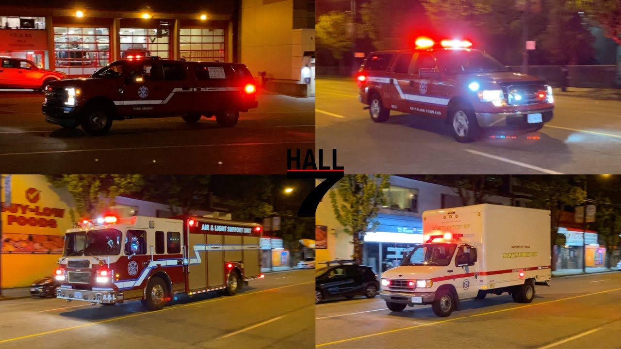 Vancouver Fire Rescue Services - M-23, B-2, AL13, R13, & BCEHS Responding