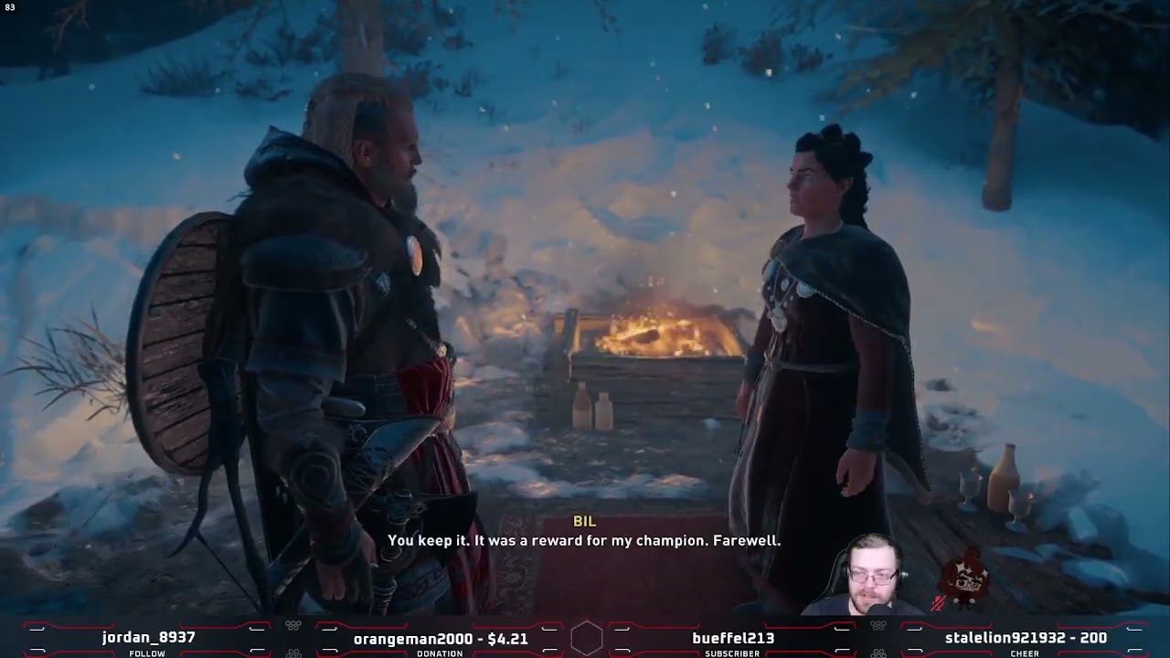 Assassin's Creed: Vahalla with RogmaStratira | Full Stream Highlight #3 1/2