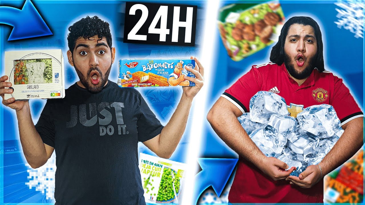 ON MANGE QUE DU SURGELÉ PENDANT 24H ! 🧊