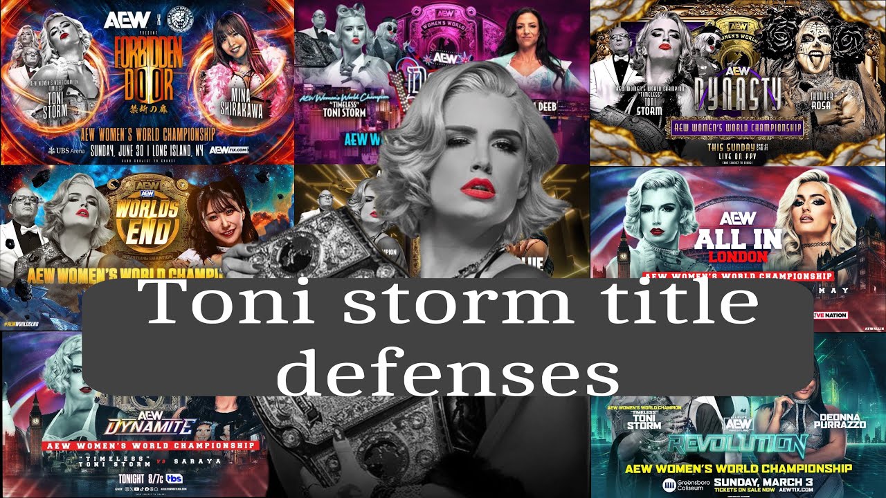 “Timeless” Toni Storm All AEW Women’s World Championship Defenses (3rd Reign)