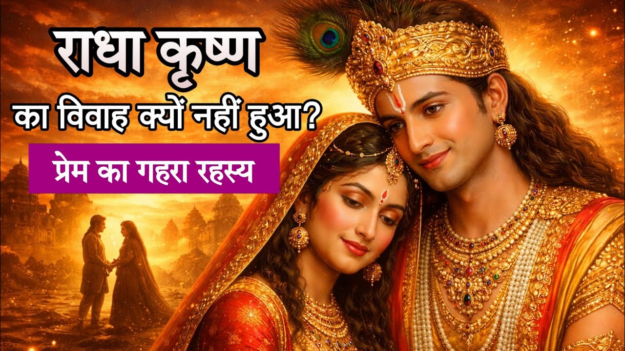 राधा कृष्ण का विवाह क्यों नहीं हुआ? | प्रेम का सबसे गहरा रहस्य | Radha Krishna Truth