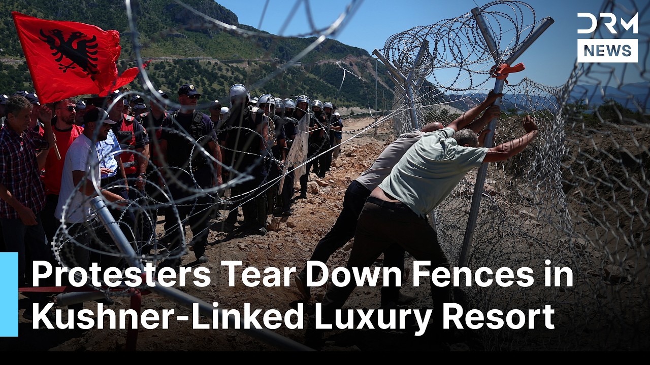 FULL VIDEO: Albanian Protesters Clash With Police Over Kushner-Linked Luxury Resort Project | AC1B