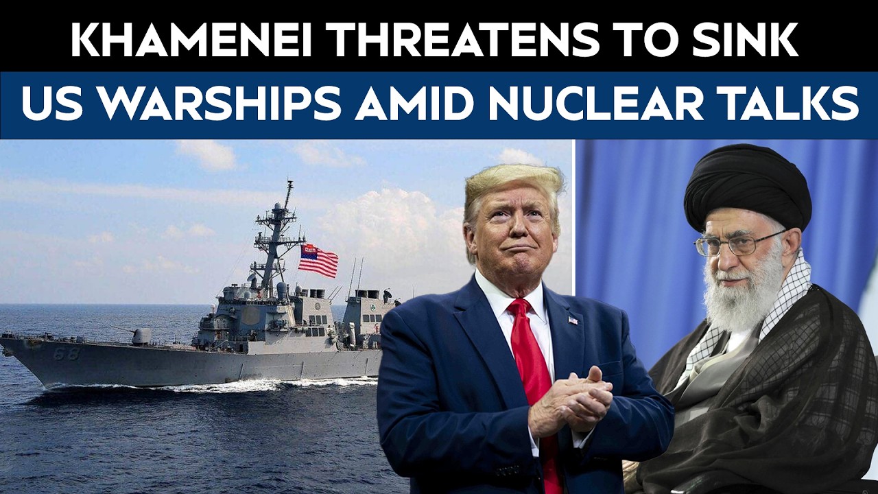 US Iran News | Iran Supreme Leader Threatens to Sink US Warships Amid Nuclear Talks