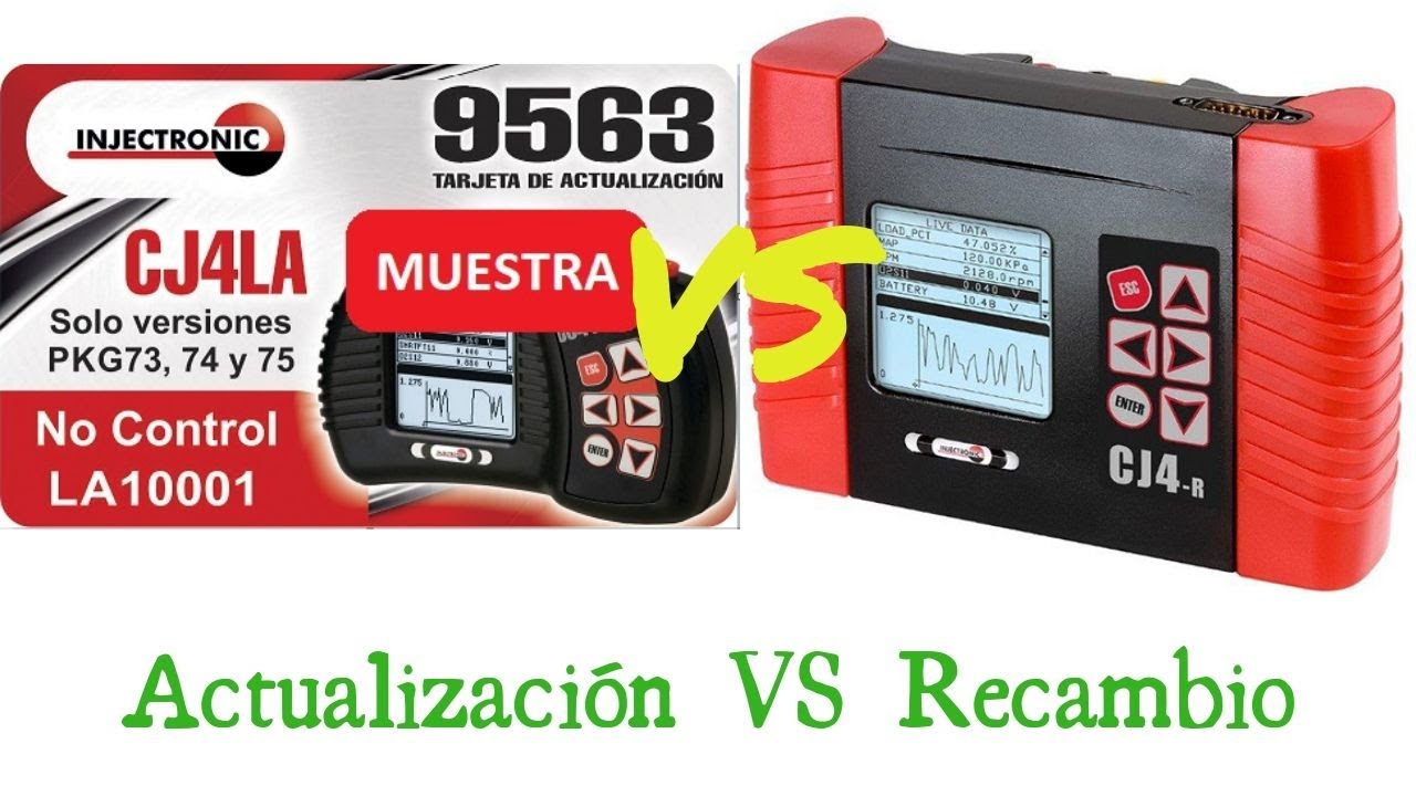 ¿Qué es mejor, el recambio o comprar una actualización del CJ4 de Injectoclean?