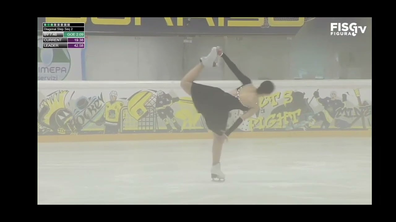 Giorgia Angeloni Junior Solo Ice Dance Free Dance Italian Championship 2025