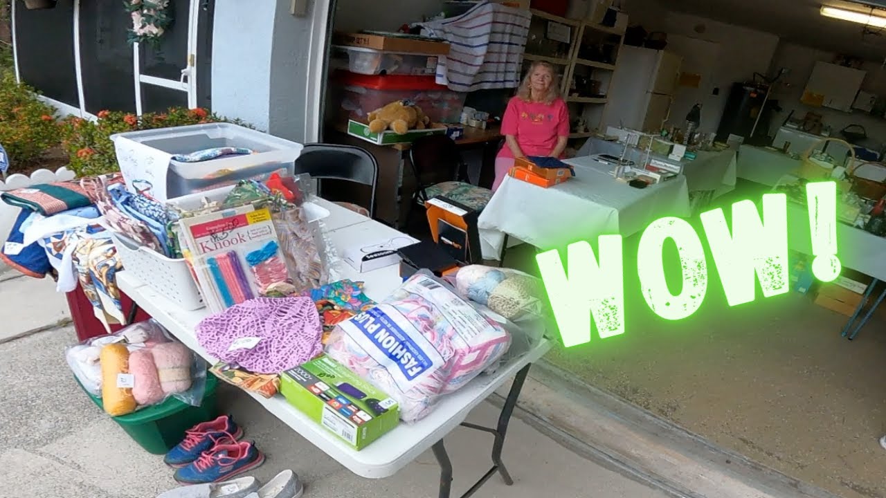 THIS GARAGE SALE HAD IT ALL!  I COULD NOT STOP BUYING!