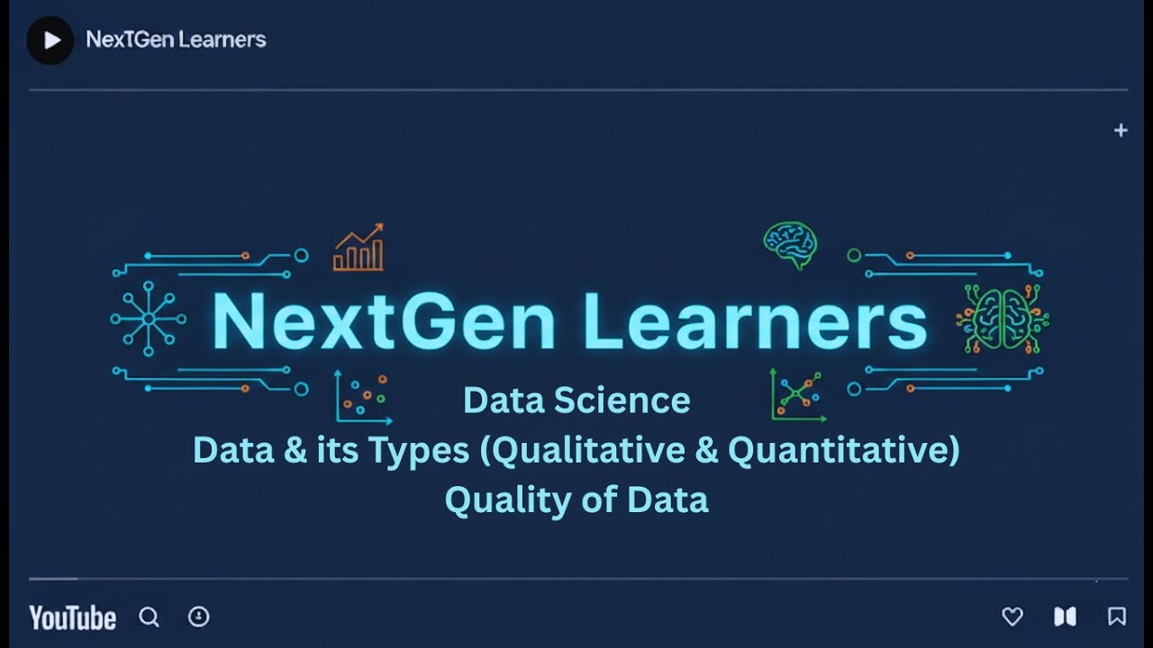 Data Science | Data & its Types | Qualitative & Quantitative Data | Quality of Data
