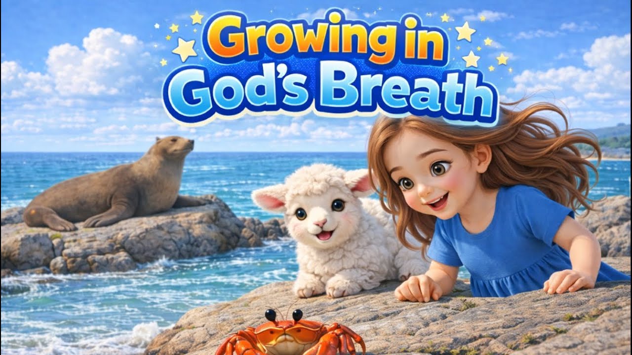 🎈 Kids Worship Song | Growing in God’s Breath | Gentle Christian Music for Kids