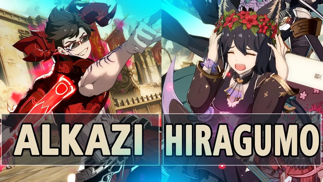 GBVSR:🔥Alkazi (Avatar Belial) Vs hiragumo (Nier)🔥| High Level Gameplay.
