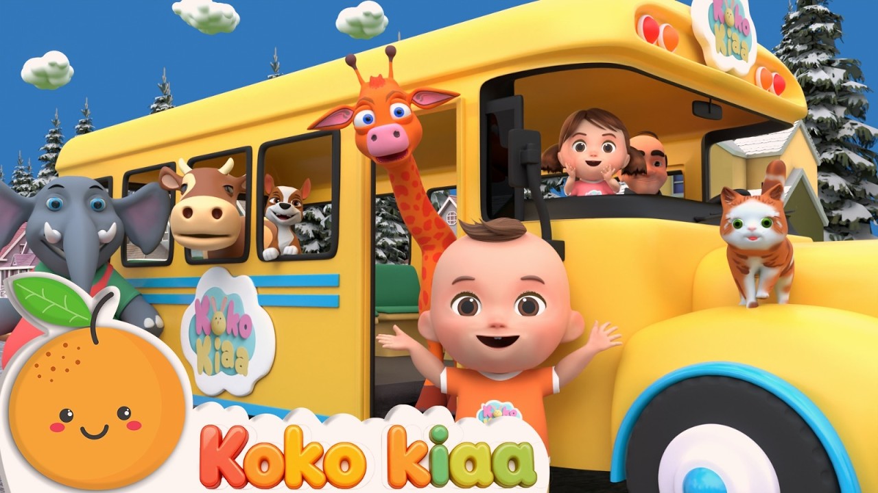 Wheels on the Bus + ABC Song & More Nursery Rhymes & Kids Songs - Koko Kiaa