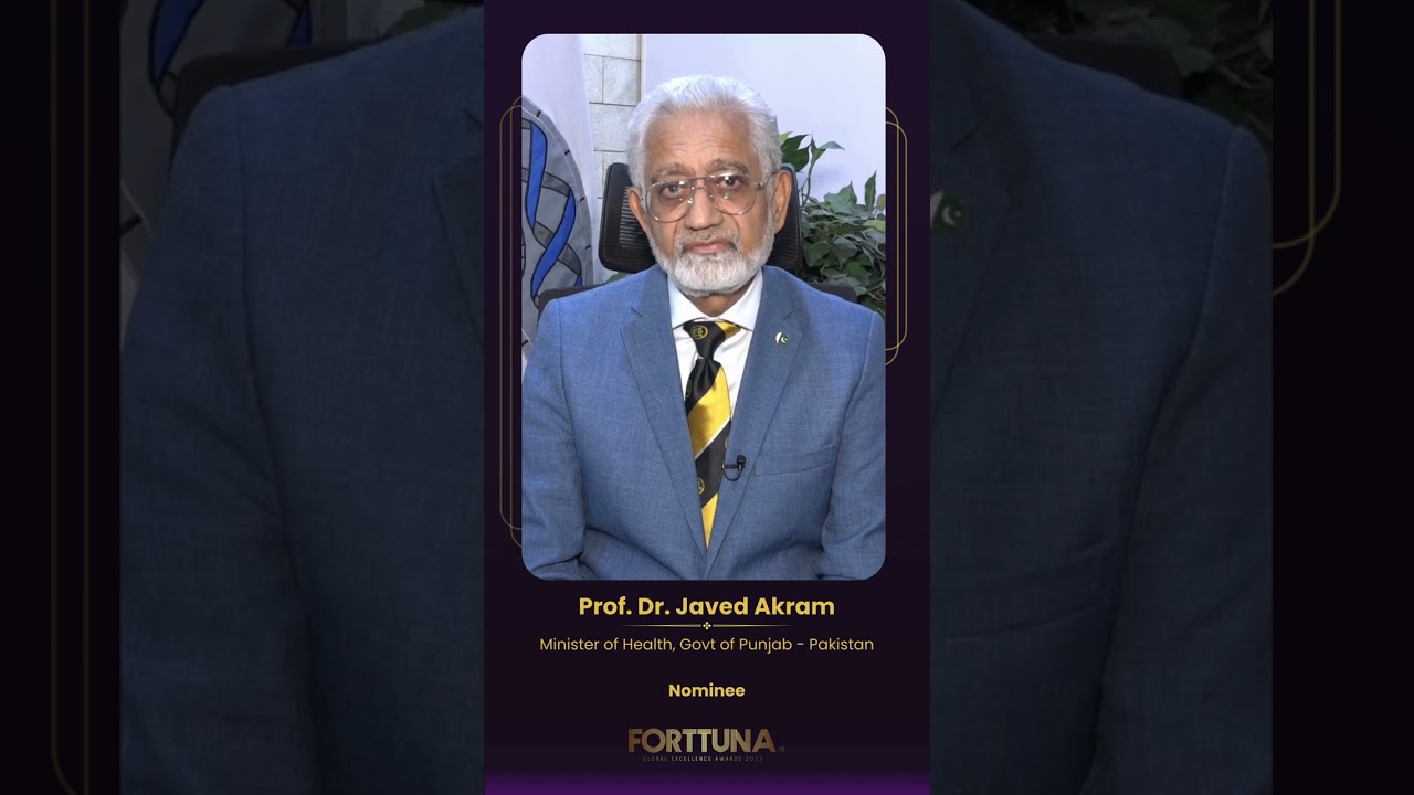 Prof. Dr. Javed Akram, Nominee, Forttuna Global Excellence Awards