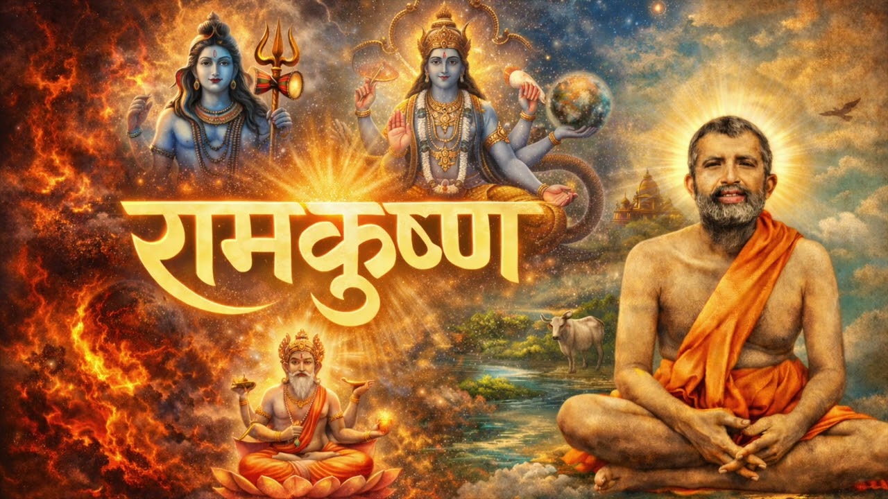 ॐ नमो भगवते राम कृष्णाय || Om Namo Bhagavate Ramakrishnaya || Divine bhajan