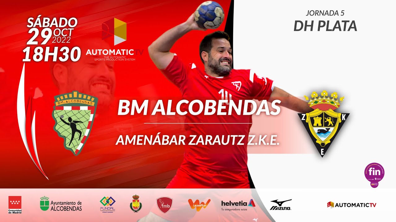 DHPLATA jornada 5 | BM ALCOBENDAS - AMENÁBAR ZARAUTZ Z.K.E.