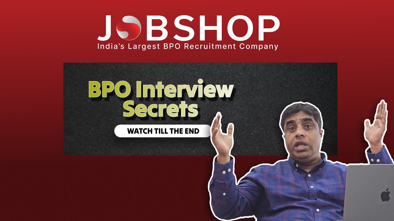 BPO Interview Secrets | JobShop | prepare for an Interivew? 👍👍👍