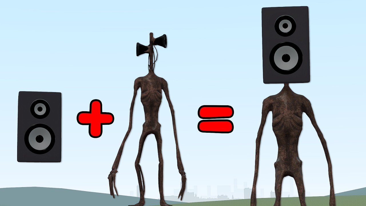 I MADE NEW SIREN SPEAKER HEADS FROM TREVOR HENDESON in Garry's Mod
