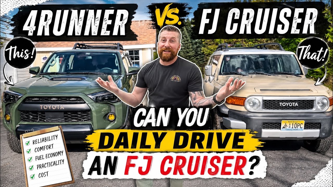Can you even Daily drive a TOYOTA FJ CRUISER? It’s VINTAGE and Built for Off-road