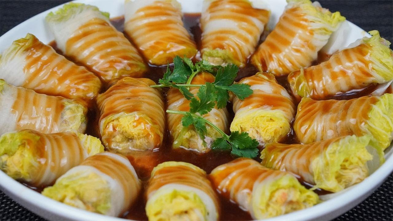 马上过年了，教你一道年夜菜“富贵菜卷”，做法简单好吃又好看【百味食光记】