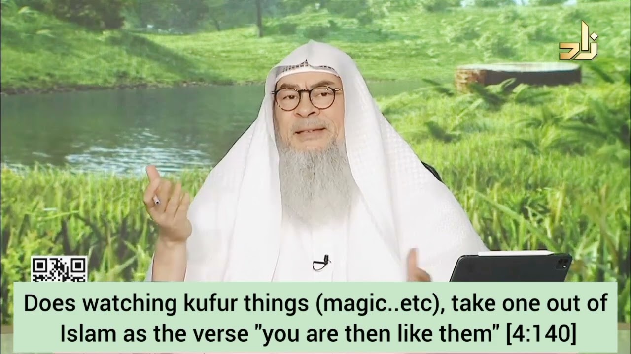 Does watching kufr in movies (Thor Magic) takes one out of Islam cuz of ayah 
