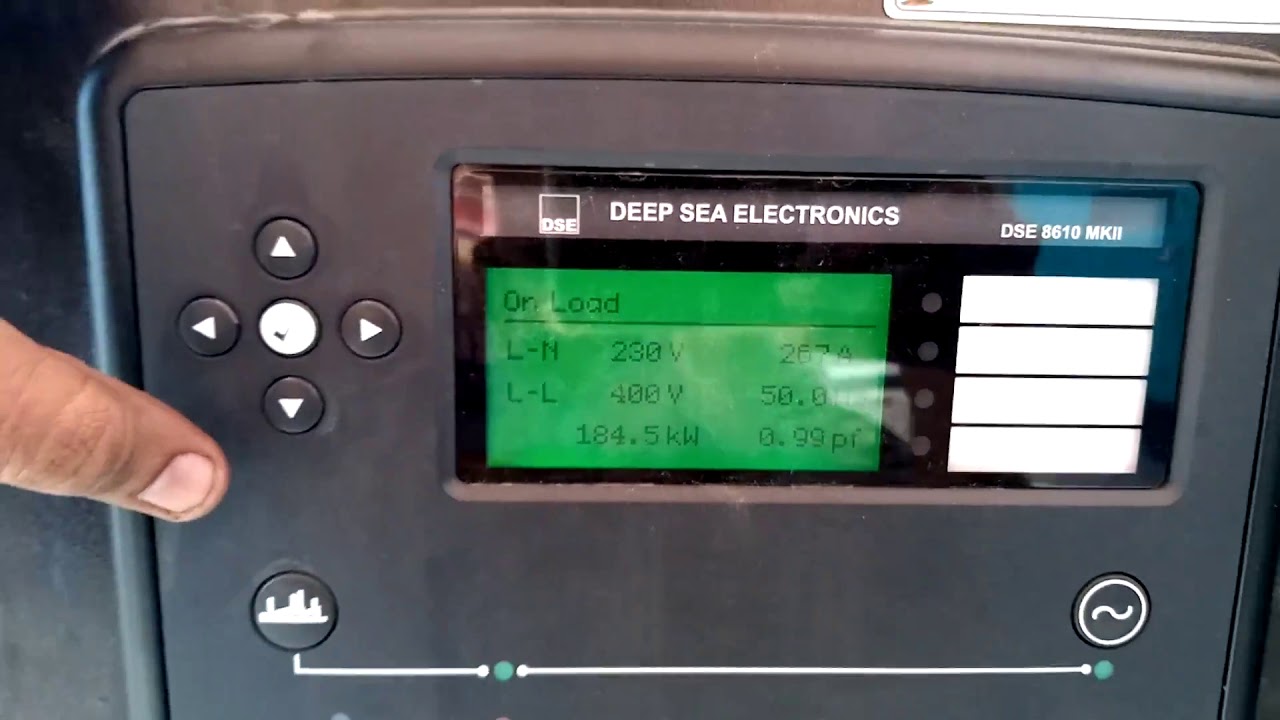 DSE 8610 Features In ECM Mode
