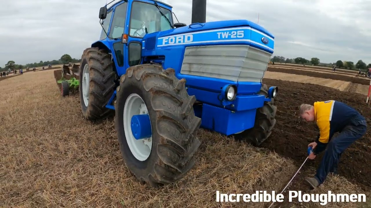 1985 Ford TW-25 6.6 Litre 6-Cyl Diesel Tractor (156 HP) Brailsford Ploughing Match 2025