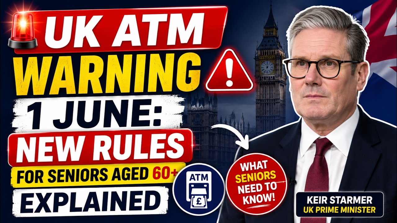 🔴 UK ATM Warning 1 June: New Rules for Seniors Aged 60+ Explained