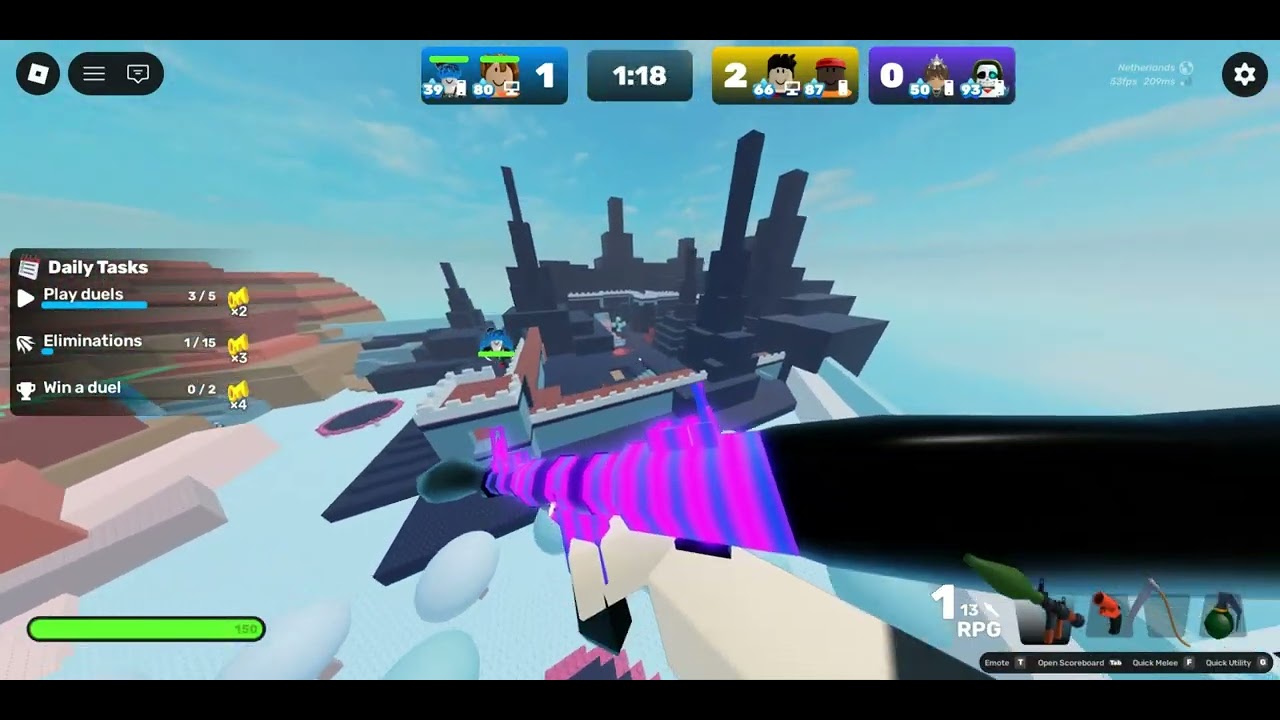 First Roblox Rivals video