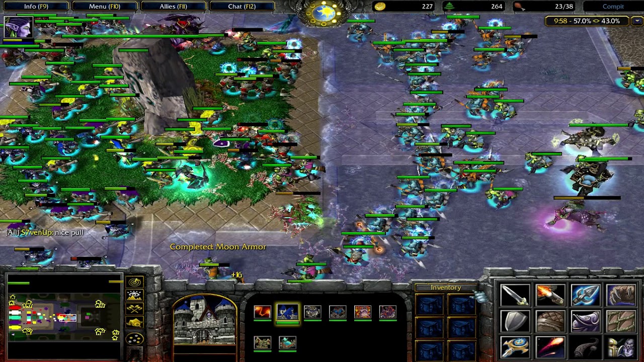 Footmen Vs Grunts #3 - Tyrande, a simple Archer