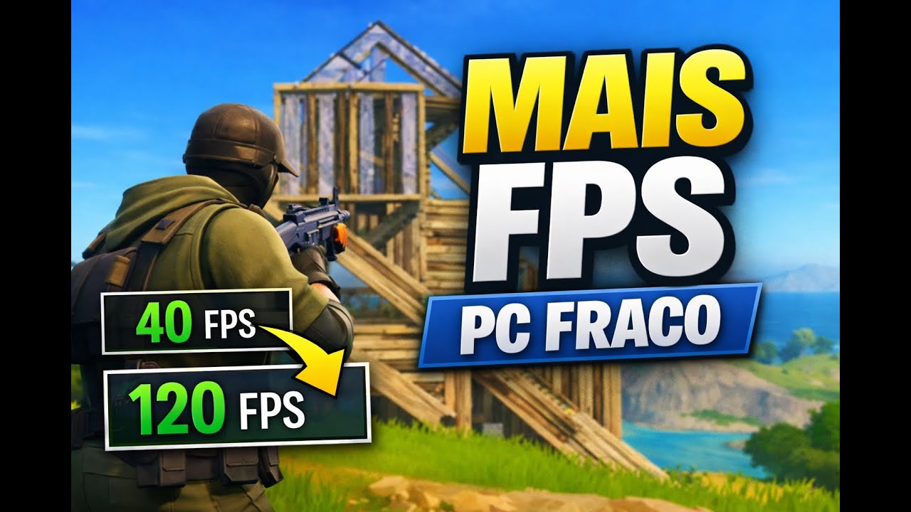 Mais FPS no Fortnite em PC fraco — guia completo😁