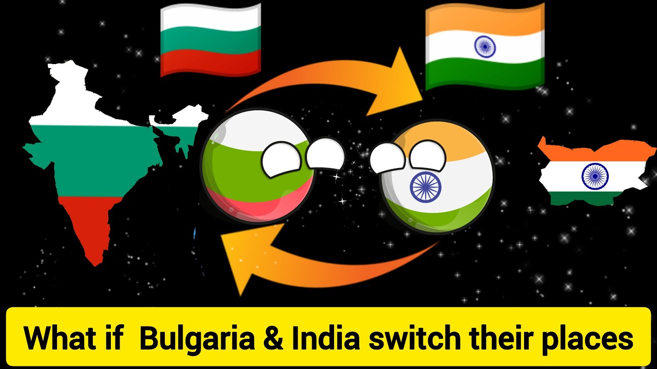 What if India and Bulgaria switch their places #countryballs #countryballsedit #india #bulgaria