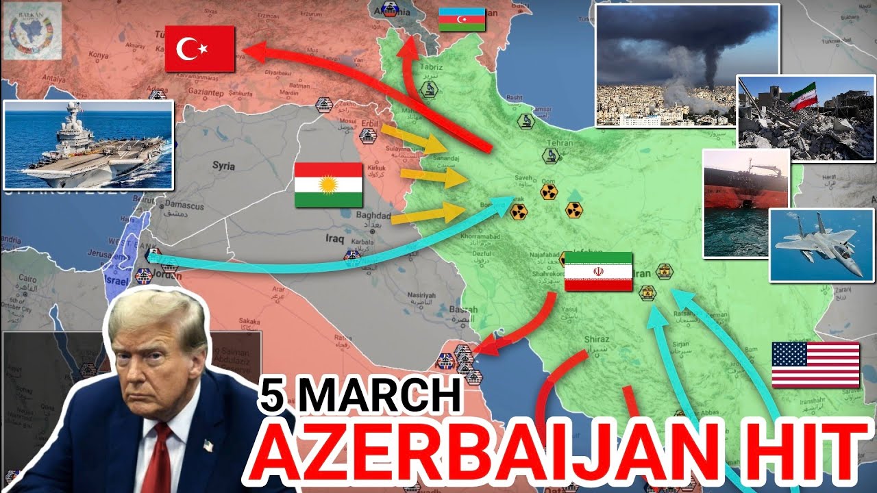 Iran Strikes Azerbaijan & Turkey | Kurdish Uprising Looms [5 March 2026]