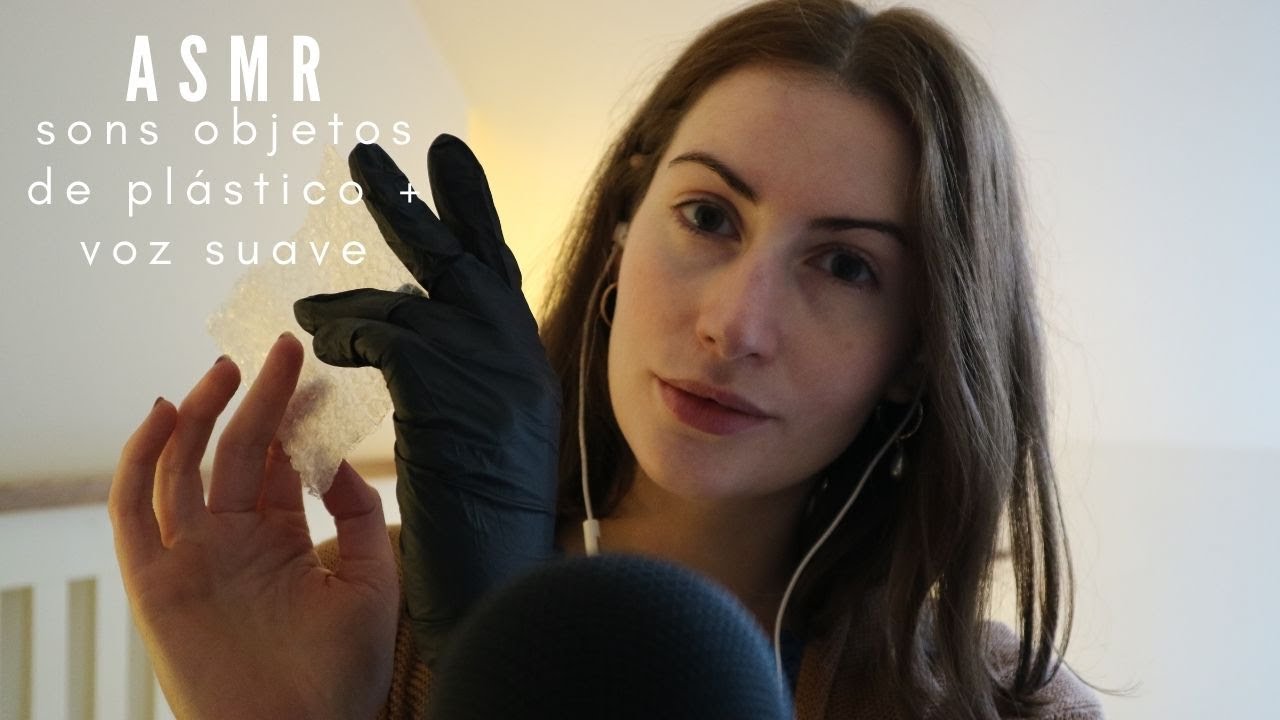 ASMR - PRA DAR SONO - EM PORTUGUÊS - SONS DE OBJETOS DE PLÁSTICO | SOLANGE PRATA