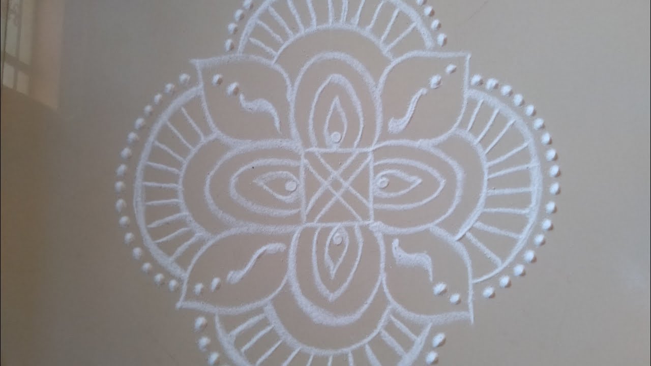 Beautiful Rangoli Design | Rangoli in quarantine | Rangoli in lockdown