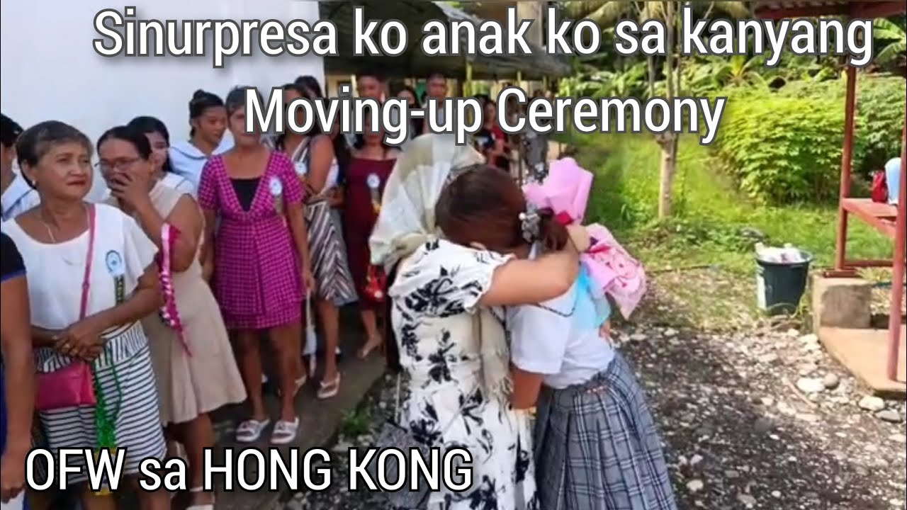 Sinurpresa ko ang aking anak sa kanyang Moving-up Ceremony | OFW sa HONG KONG 