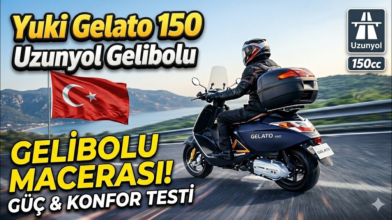 Yuki gelato 150 uzunyol gelibolu   #4zamanscooter #uzunyol #video #videos #motorcycle #yol #keşfet 