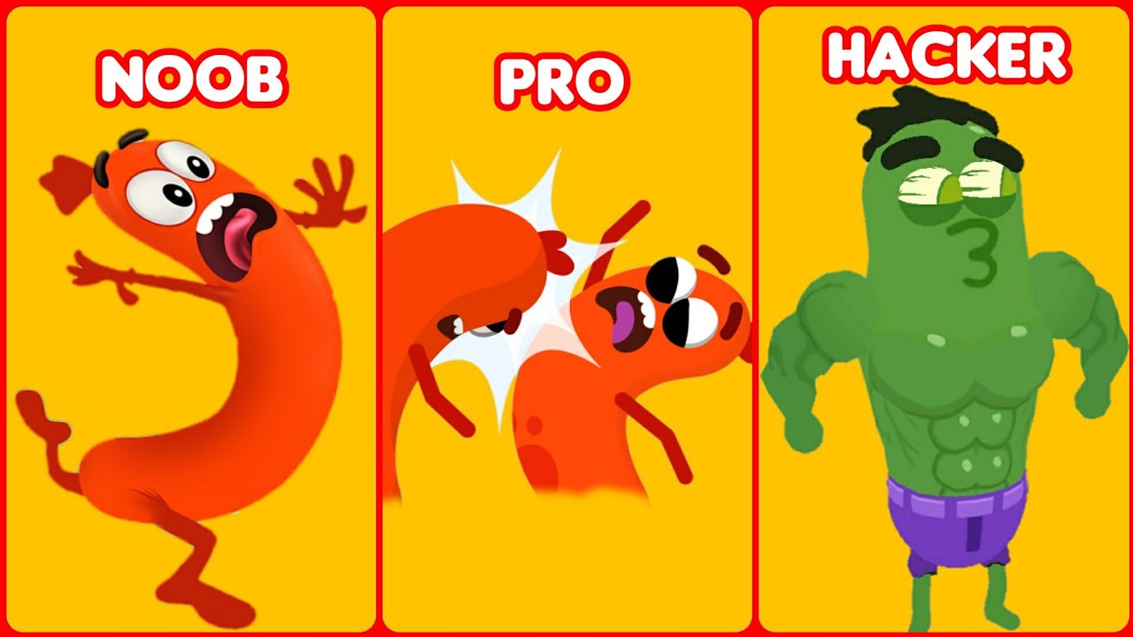Sausage Wars--NOOB vs PRO vs HACKER